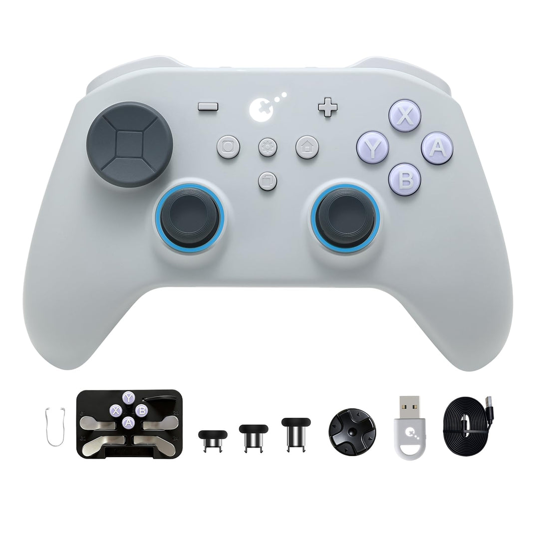 GuliKit TT Max Wireless Game Controller,Bluetooth,Hyperlink Wireless Adapter,Wired, Anti-Drift 720°