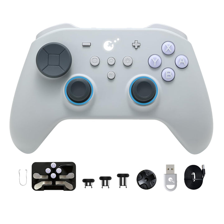 GuliKit TT Max Wireless Game Controller,Bluetooth,Hyperlink Wireless Adapter,Wired, Anti-Drift 720°