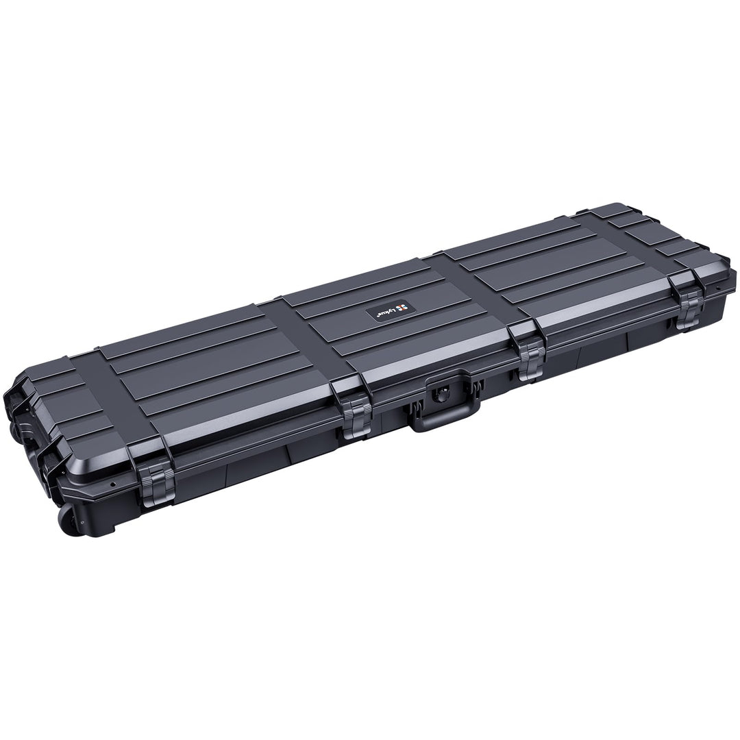 Lykus HC-13010 Wasserdicht Koffer mit anpassbar Rasterschaumstoff, Innengrösse 127x33,5x13 cm, Passe