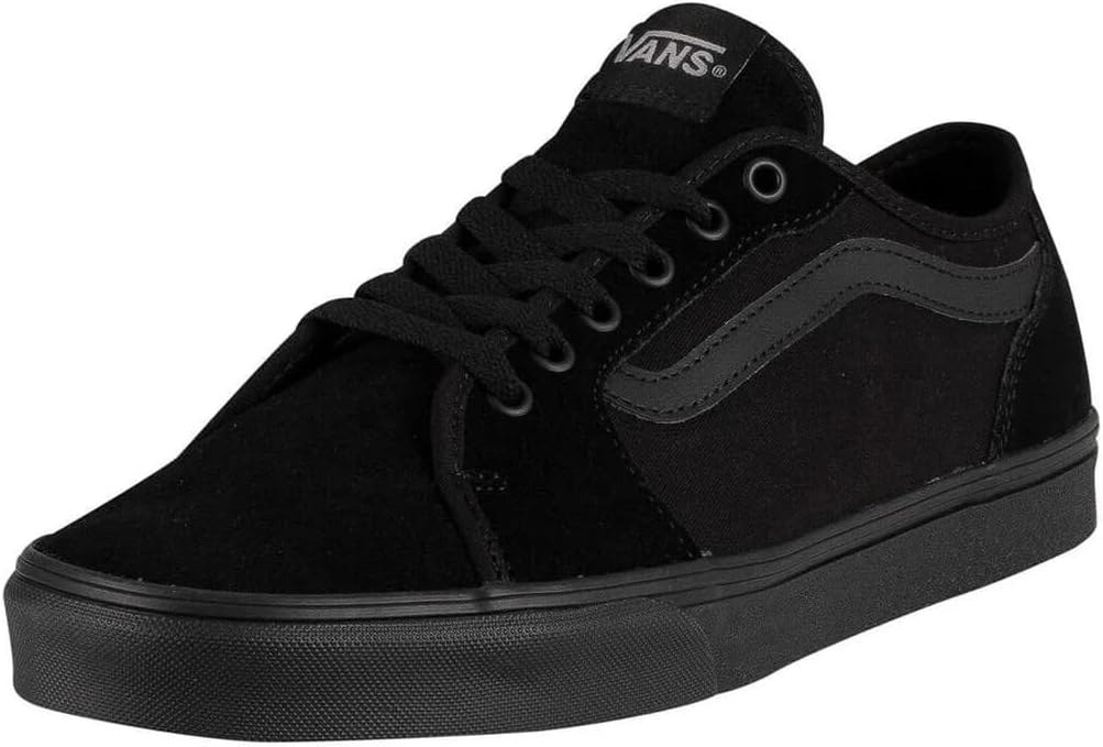 Vans Herren Filmore Decon Seasonal Sneaker 41 EU Suede Canvas Black Black, 41 EU Suede Canvas Black