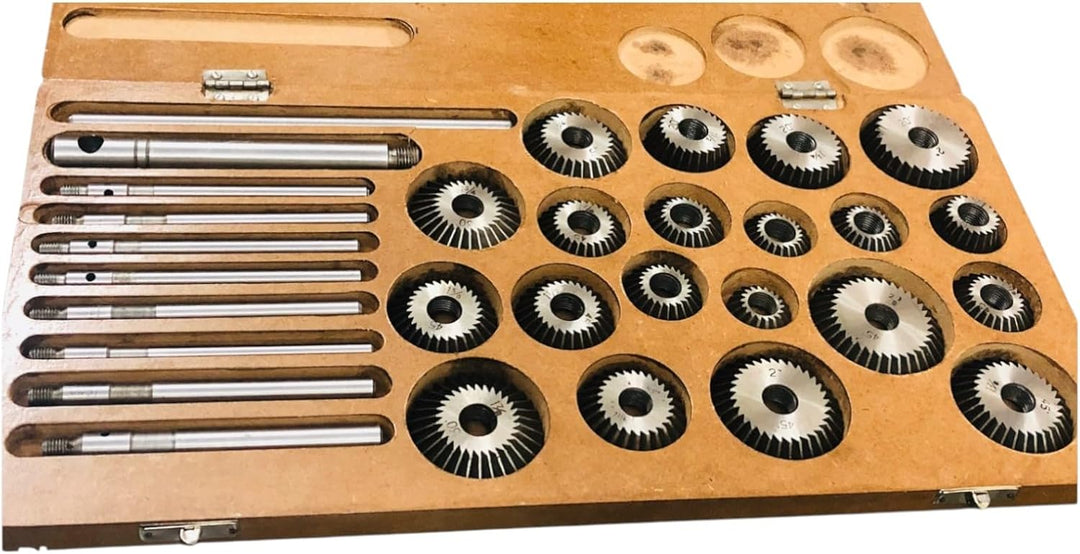 Ventilsitzfräser-Satz mit 20 Fräsern + 8 Führungen | Präzisions-Werkzeugset für Oldtimer & Motorrad-