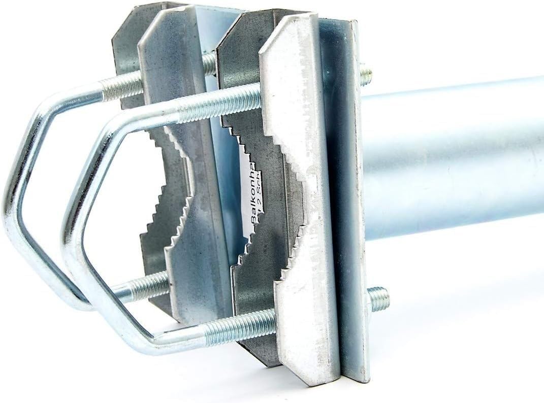 Mastausleger Stahl 45 cm Geländerhalter Sat Antenne Ausleger Länge 45 cm, Länge 45 cm