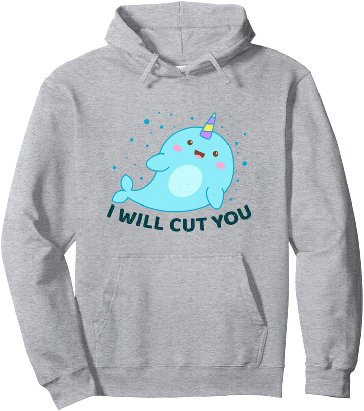 Lustiger Narwal, von dem ich Ihnen das Einhorn des Meeresges Pullover Hoodie