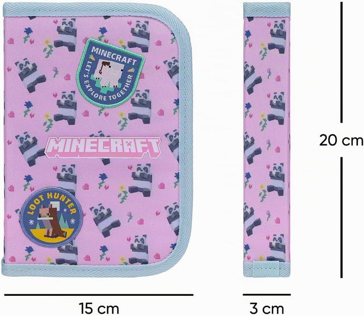 Baagl Federmäppchen für Mädchen - Schüleretui, Federtasche, Federmappe für Schreibwaren - Etui, Fede