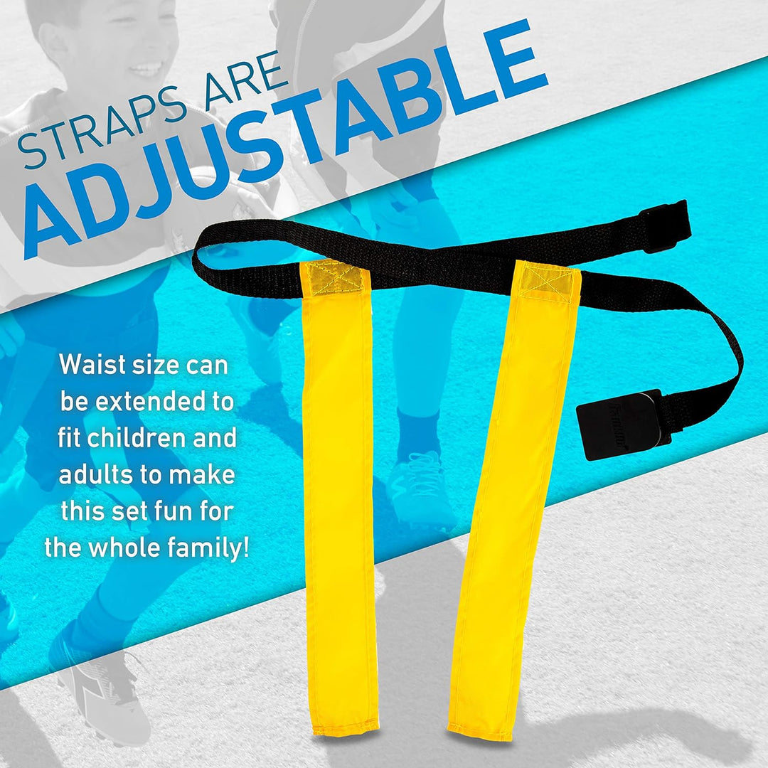 Franklin Sports Youth 8 Player Flagge Fussball-Kit