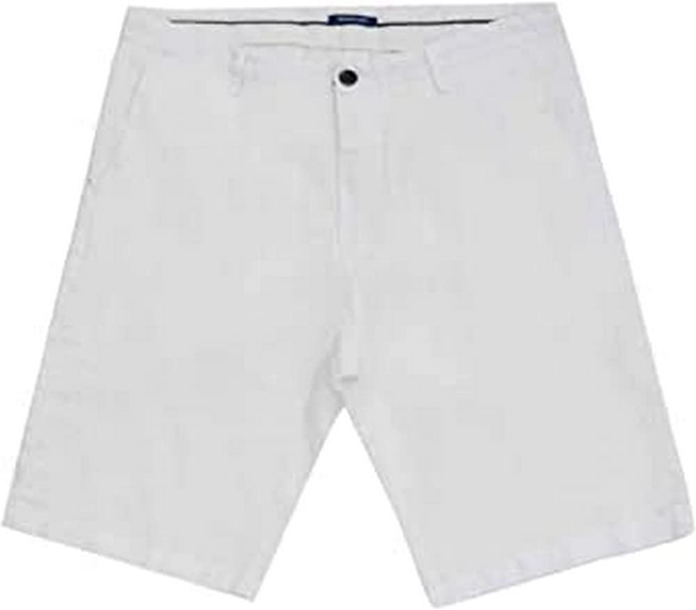 GIANNI LUPO Herren GL5039BD Lässige Shorts, White, 48