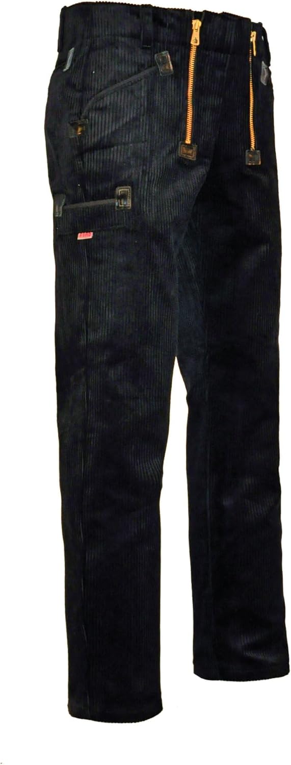 EIKO Zunfthose Normale Fussweite, Trenkercord, 85% BW, 15% PES, 490 g/m² 56 Schwarz, 56 Schwarz