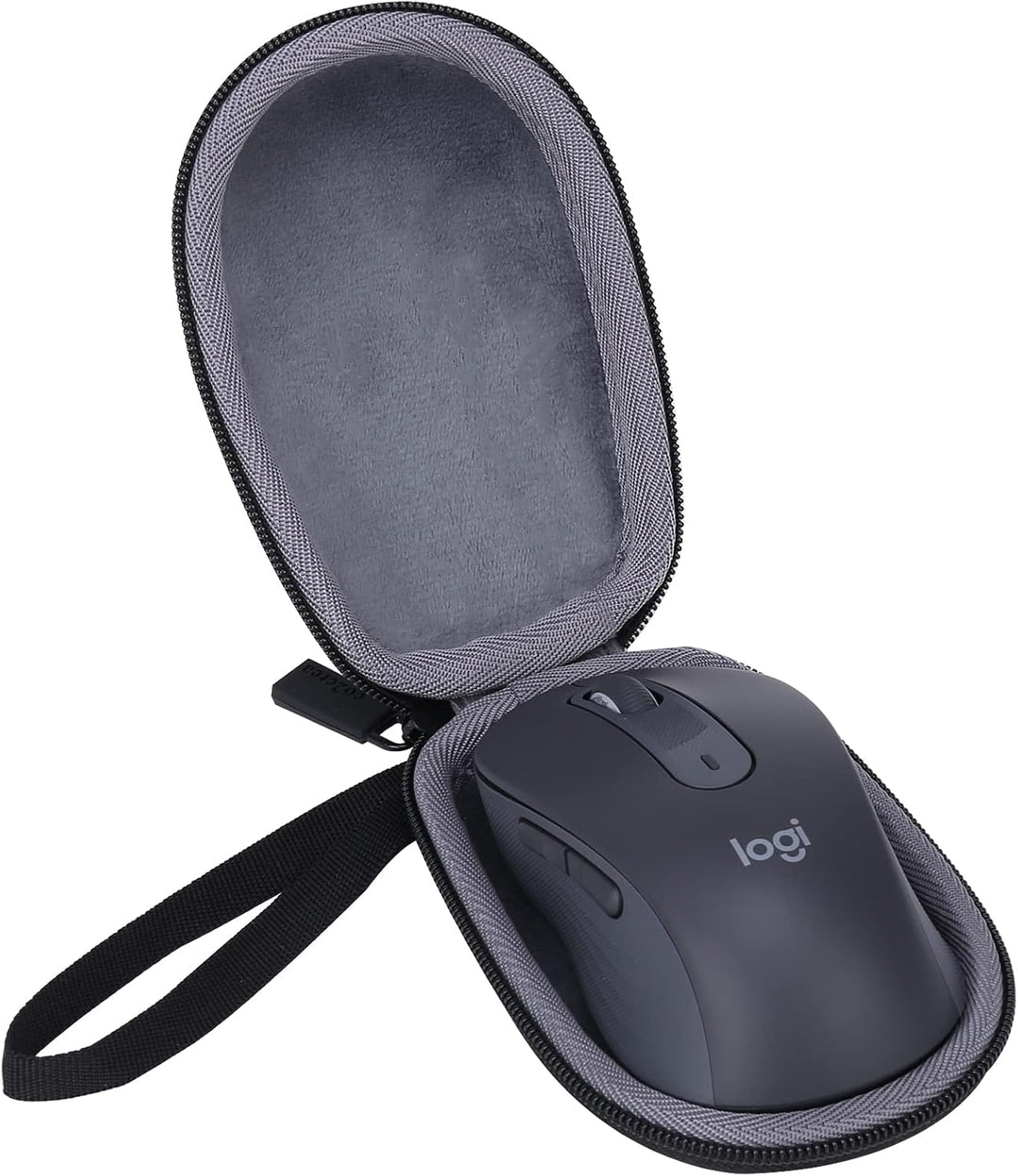 co2CREA case Harte reiseschutzhülle Etui Tasche für Logitech Signature M650 L Kabellose Maus, Nur Ta