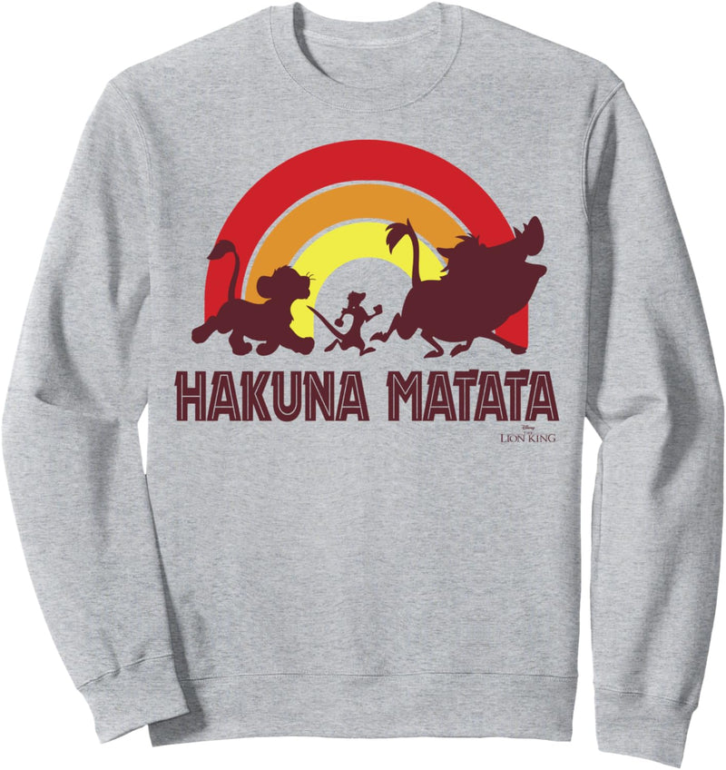 Disney The Lion King Sunset Hakuna Matata Line Up Sweatshirt