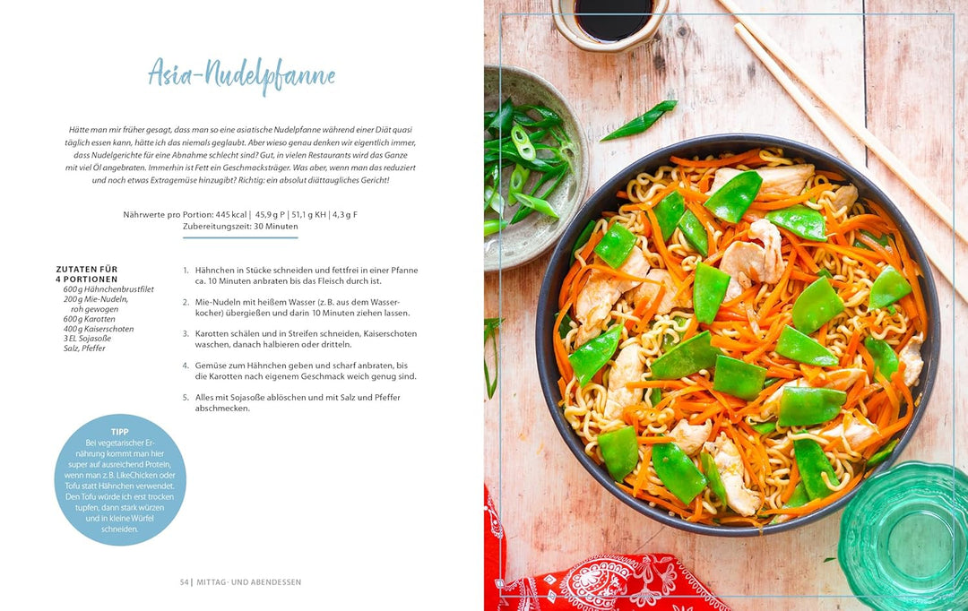 Geniessen ohne Verzicht: Einfach, schnell und kalorienbewusst – 60 Rezepte zum Abnehmen | Ohne Prote