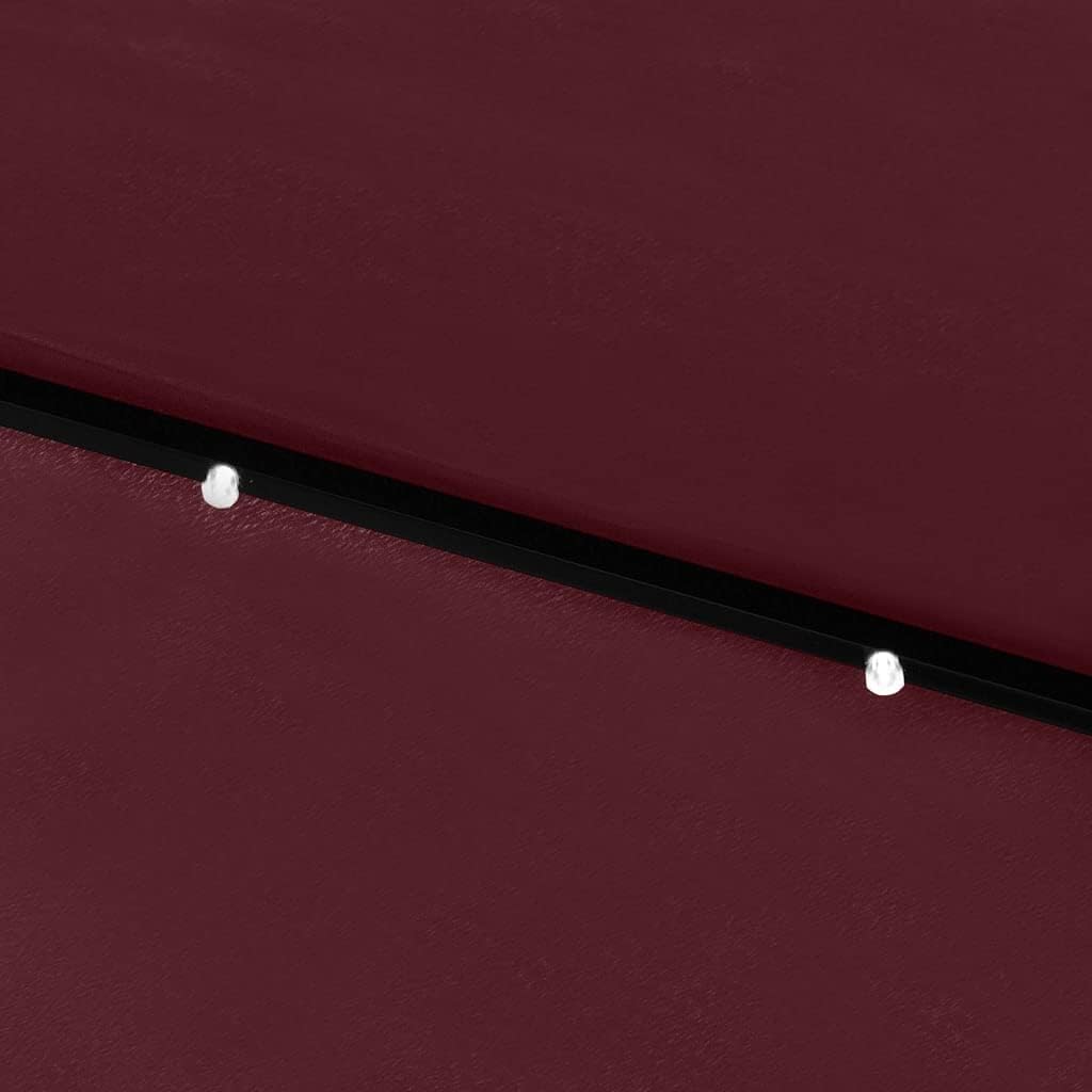 vidaXL Sonnenschirm mit LEDs Stahl-Mast Ampelschirm Gartenschirm Marktschirm Strandschirm Schirm Kur