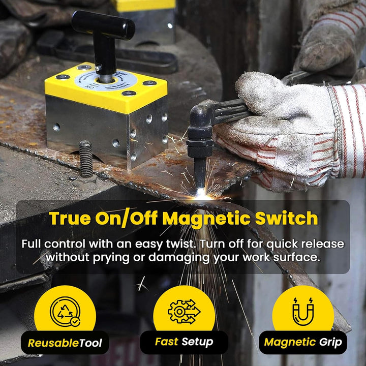 Magswitch MagSquare 165 Magnetischer Schweisswinkel-Klemmhalter für Schweissset, Werkzeug, Zubehör u