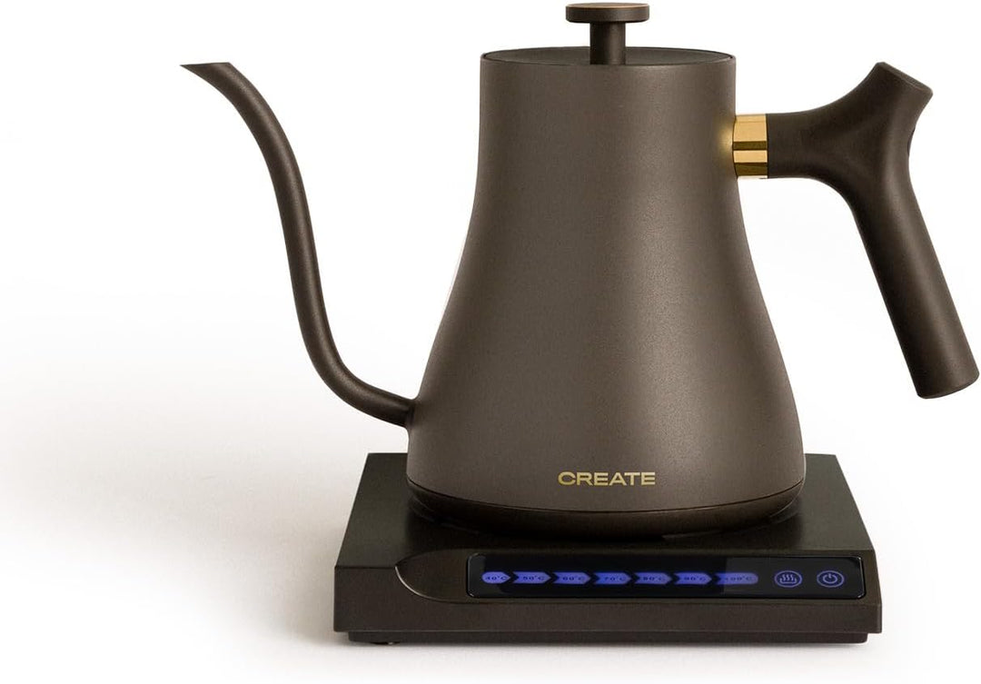CREATE/HATTORI SWAN/Elektrischer Wasserkocher 0,5L Schwarz/Warmhalten, Sicherheitssystem, Thermostat