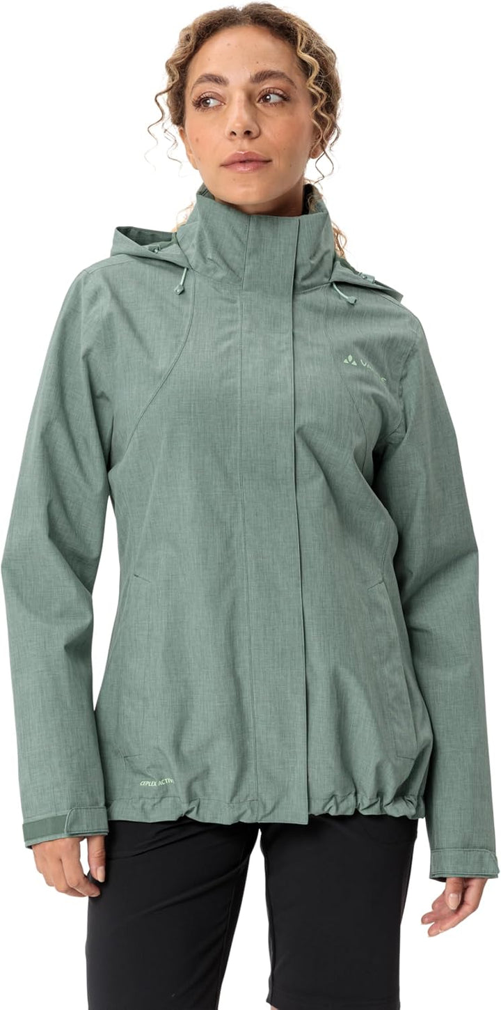 VAUDE Regenjacke - Rosemoor Jacket II, Regenjacke Damen wasserdicht und atmungsaktiv, funktionale 2-