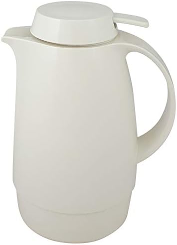 Helios Servitherm Kunststoff-Isolierkanne, weiss, 0,6 Liter 600 ml Weiss, 600 ml Weiss
