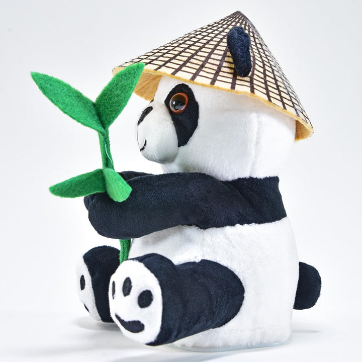 Kögler 76922 - Labertier Panda Bao Bao, ca. 14,5 cm gross, nachsprechende Plüschfigur mit Wiedergabe