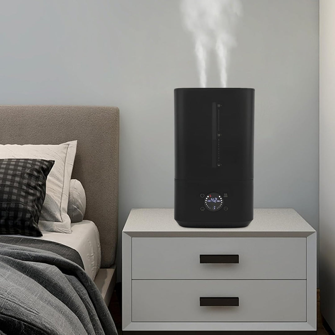 Top-Fill Luftbefeuchter 6L, Humidifier mit 360°Drehbare Düse, Spülmaschinenfest Vernebler, Schlafmod