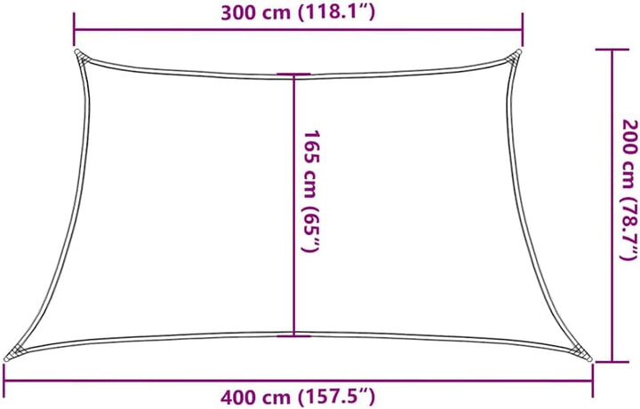 vidaXL Sonnensegel, UV Schutz Sonnenschutz für Terrasse Balkon Garten, Windschutz Wetterschutz Trape