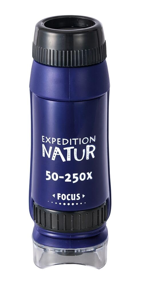 moses. Expedition Natur Outdoor-Taschen-Mikroskop - tragbares Mikroskop für Kinder mit 50-250x Vergr