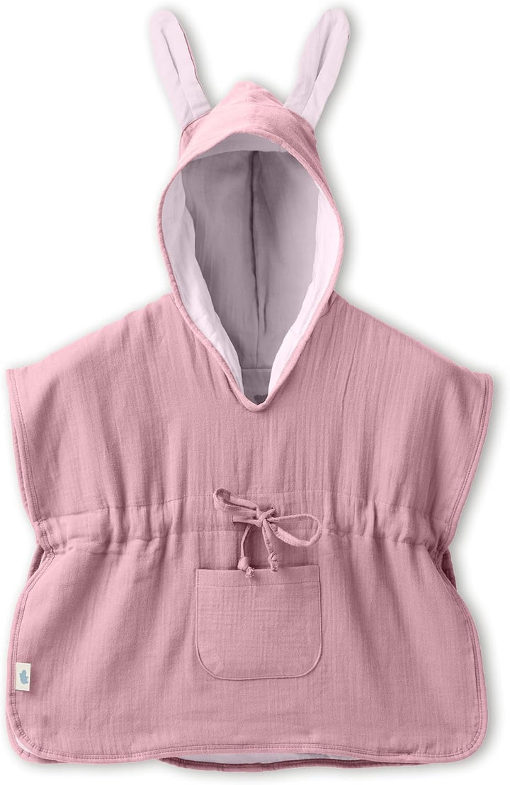 Badeponcho Baby &amp; Kinder EXTRA weich (100% Bio-Baumwolle) | Kinder Badeponcho 1-7 Jahre| Handtuch Po