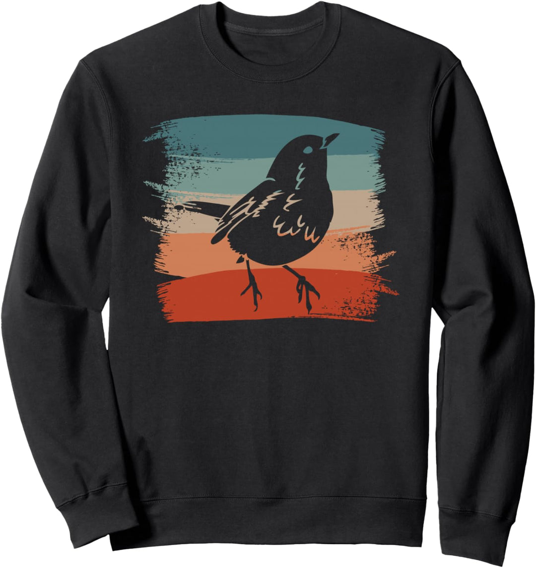 Retro Vintage Spatz Spatzen Sweatshirt
