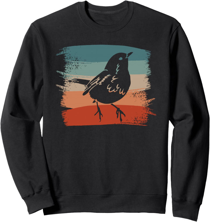 Retro Vintage Spatz Spatzen Sweatshirt