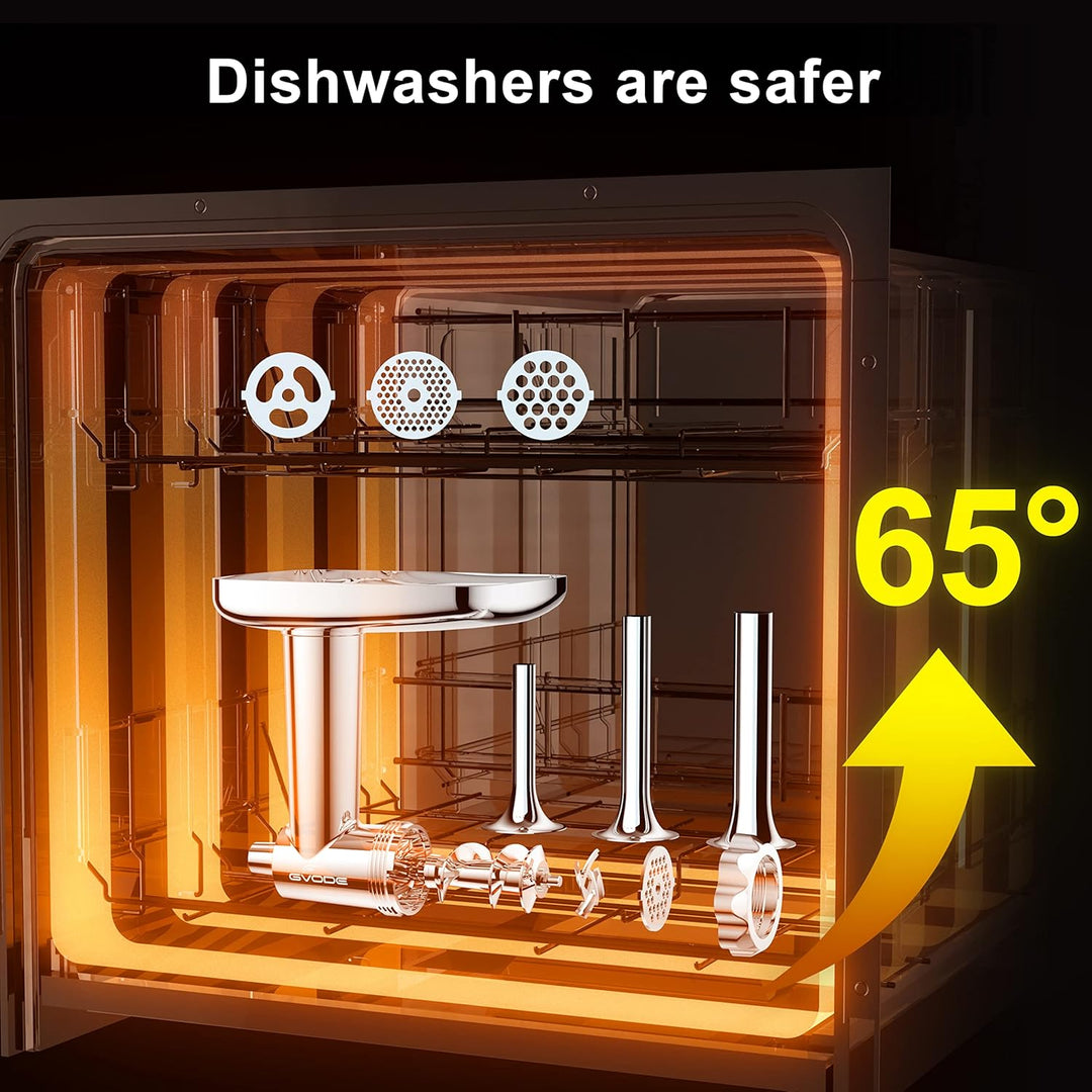 Edelstahl Fleischwolf Aufsatz für Kitchenaid Zubehör, Hohe Qualität Edelstahl Fleischwolf für Kitche