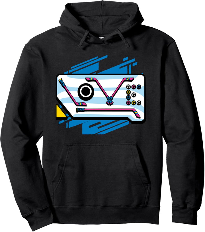 L-O-V-E Eishockeybahn Stöcken und Pucks Eishockey Meme Pullover Hoodie