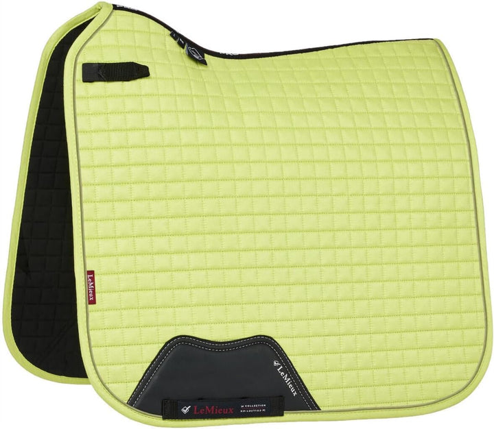 LeMieux Prosport Dressurquadrat aus Wildleder Dressur-Sattelpolster L blau, L blau
