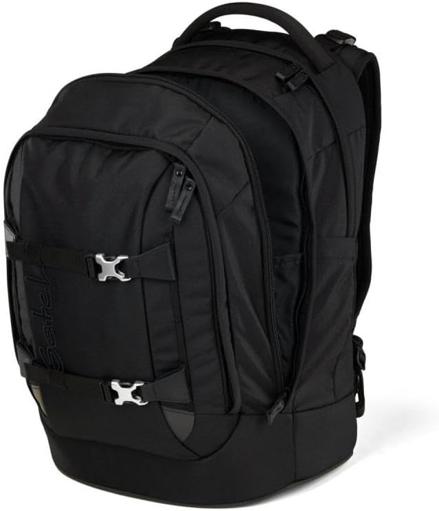 Satch Pack Nordic Black Skandi Edition Schulrucksack Set 3tlg. inkl. Schlamperbox und Sporttasche (N
