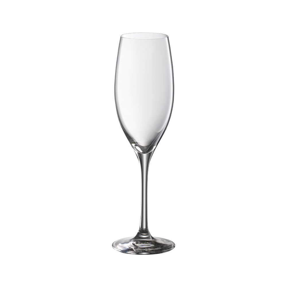 WMF Easy Plus Champagner-/ Sektgläser Set 6-teilig, 250ml, Kristallglas, spülmaschinenfest, transpar