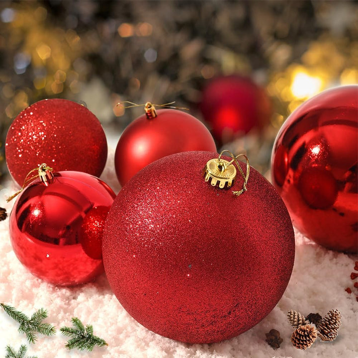 Benjia Weihnachtskugeln Gross Aussen, Dekokugel Wetterfeste Riesen Grosse Gross XXL Outdoor Draussen