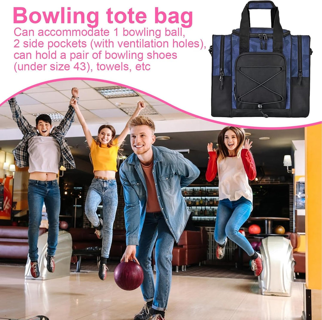 Bowlingtasche für einen Ball | Bowlingballtasche | Bowlingballtasche für Ball, multifunktionale Hand