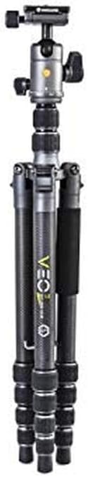 Vanguard VEO 3GO 265HCB - Reisestativ aus Carbon, Silber - schwarz Tripod, Tripod