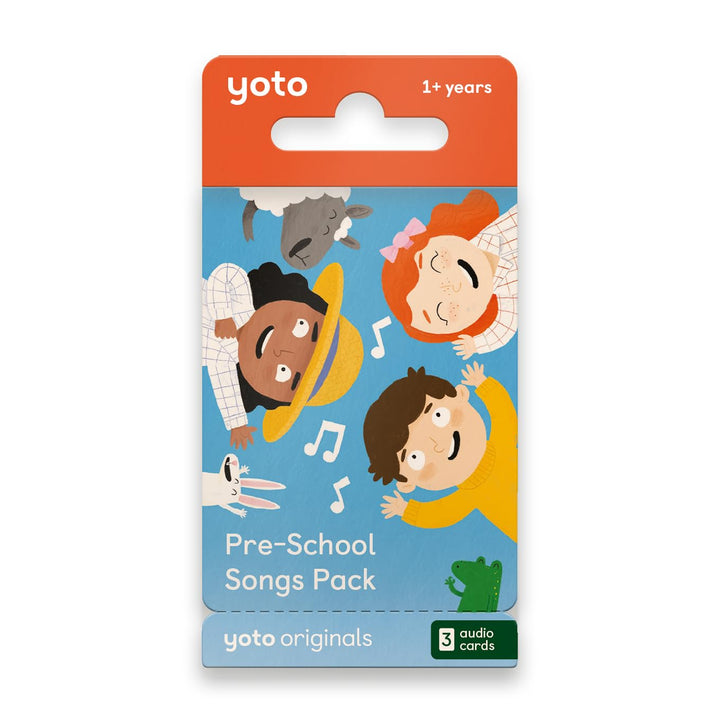 Yoto Pre-School Songs Pack – Erste Wörter auf Englisch, Audio-Album zum Hören auf Geschichtenerzähle