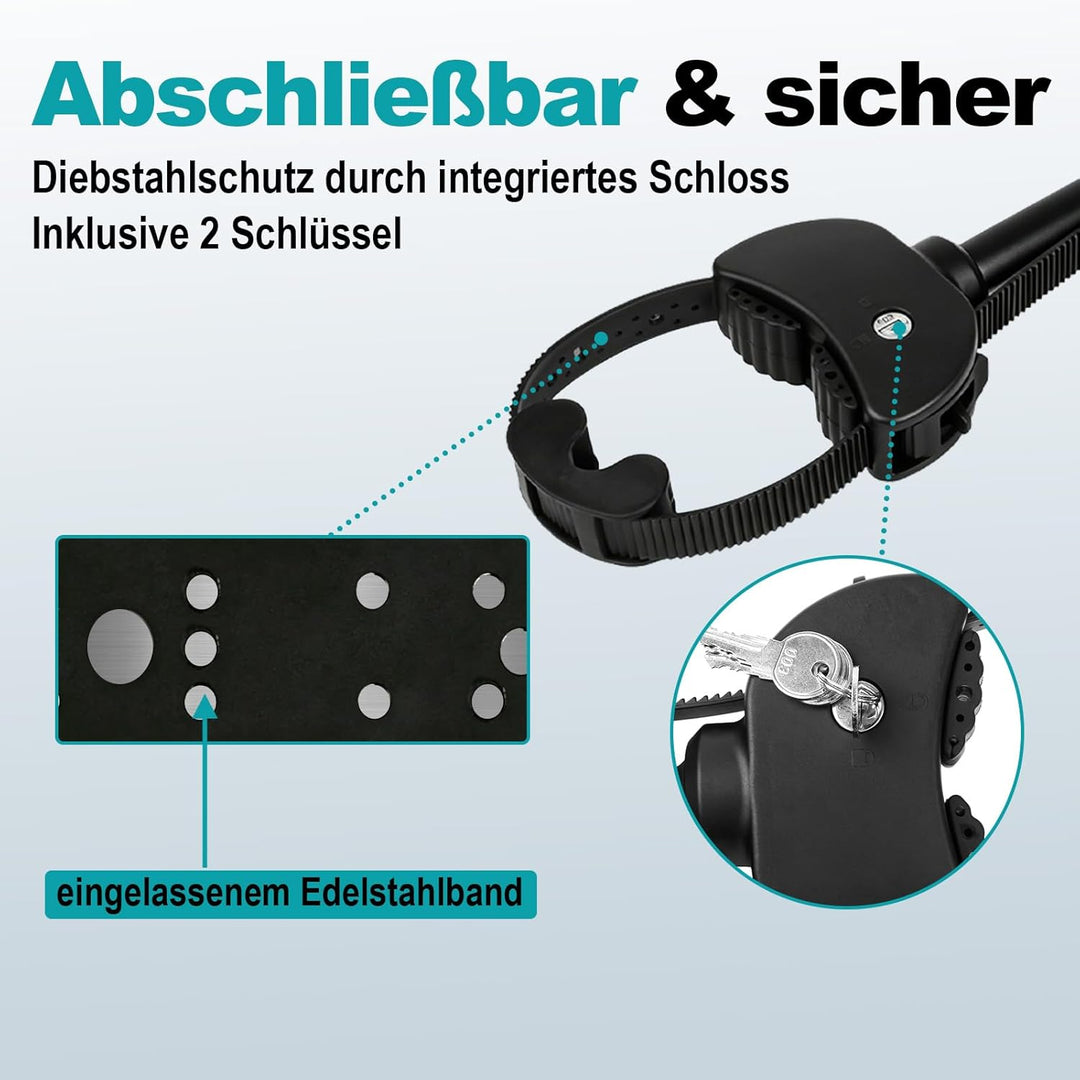 Strap-Rahmenhalter beidseitig für Fahrradträger ebike – Sichere und Flexible Befestigung Verstellbar