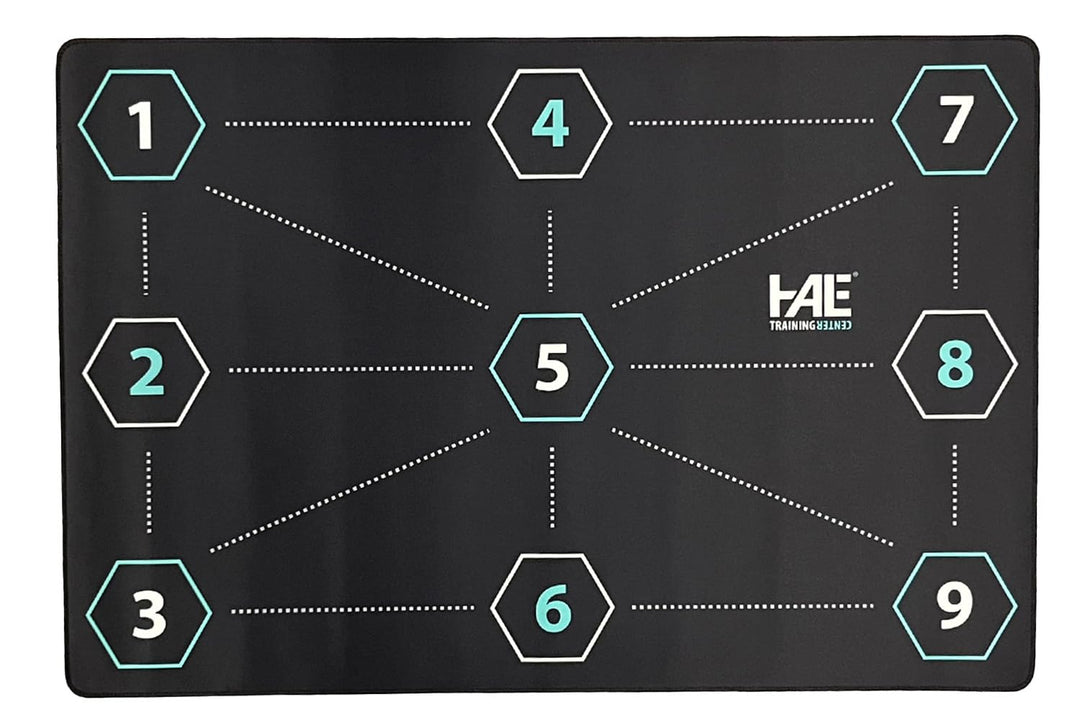 HALE | Floorball Training Center - perfektes Training Tool, Matte 900 x 600 mm, kompakt zusammenroll
