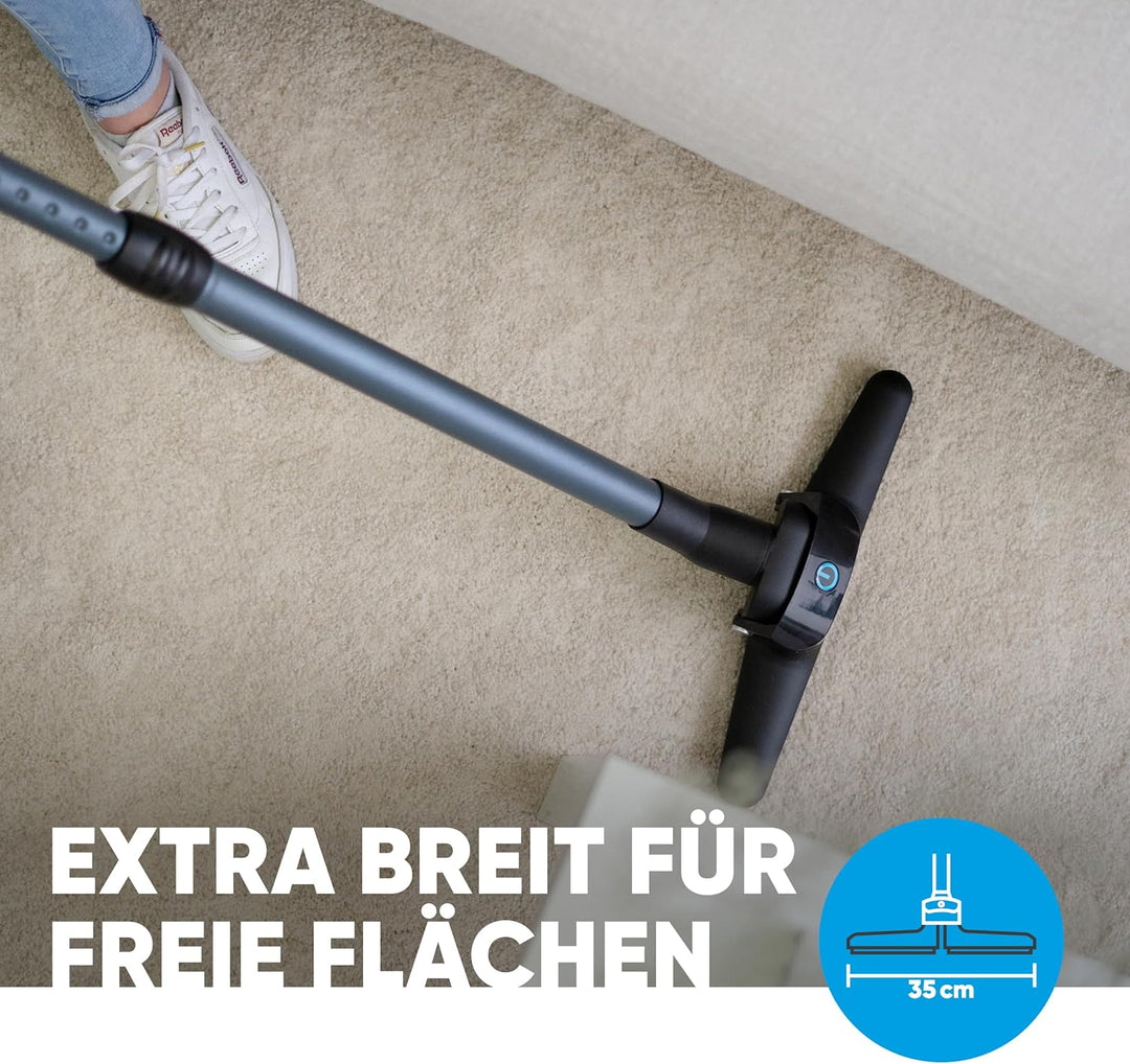 HOOGO® flipflop Universal Staubsauger Bodendüse flex - passend für alle runden 35/32mm Staubsaugerro
