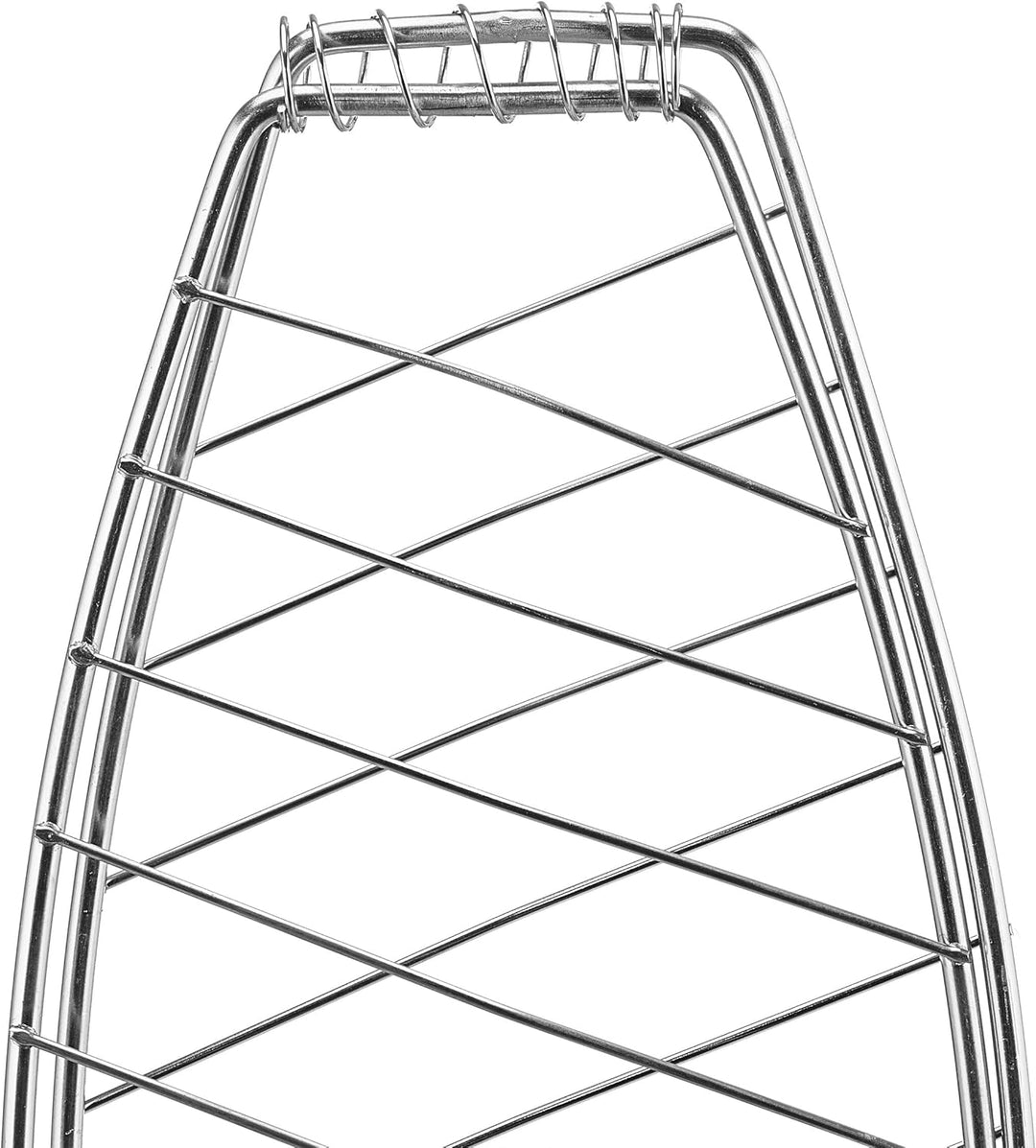 Relaxdays Fischbräter 6er Set, Edelstahl, mit Griff, 54 cm lang, Fischhalter zum Grillen, Grillgutha