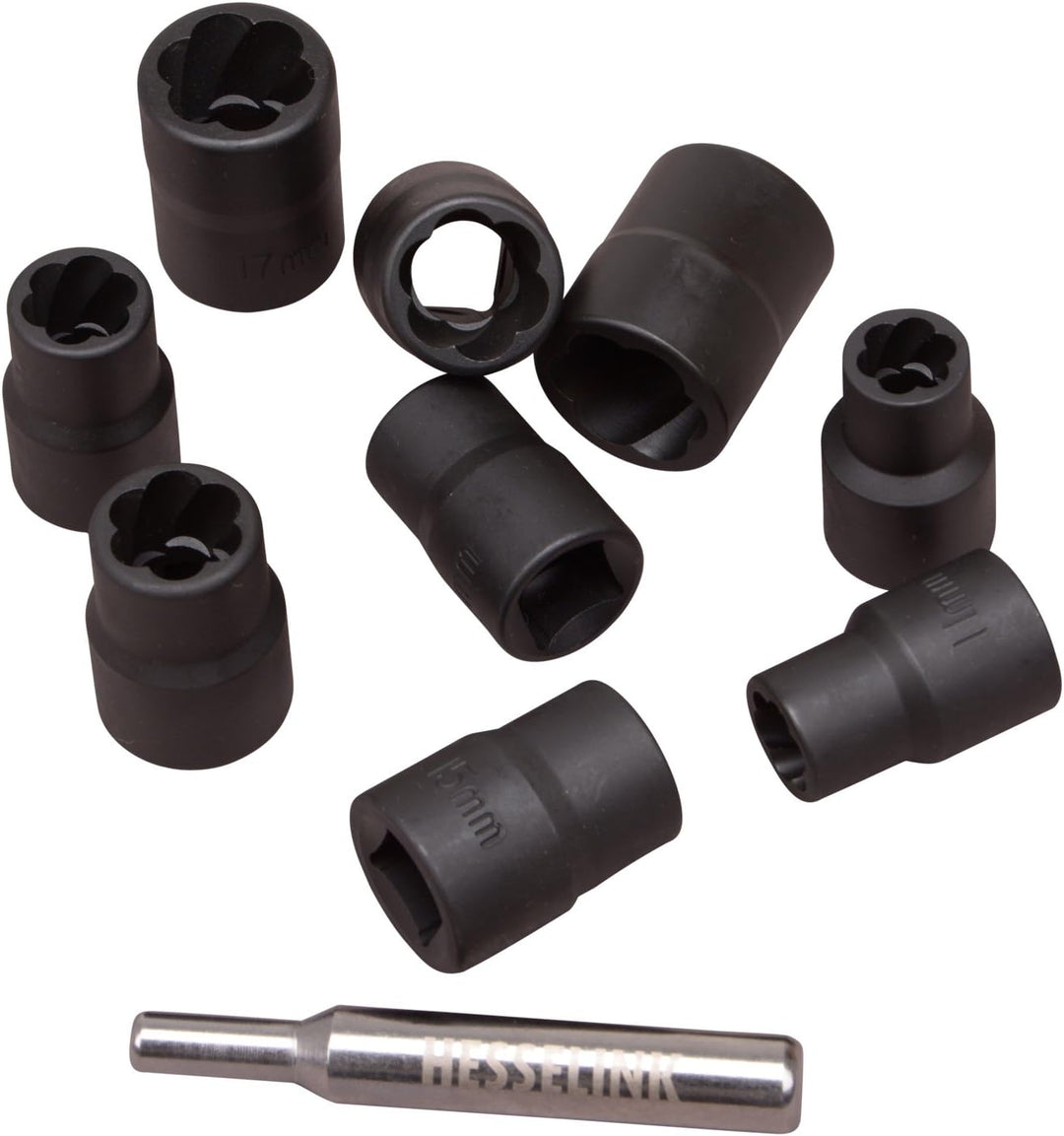 Hesselink® SN-300 Spezial-Schraubenausdreher-Set 1/2" 10 tlg.