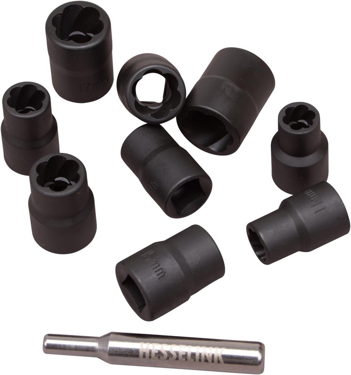 Hesselink® SN-300 Spezial-Schraubenausdreher-Set 1/2" 10 tlg.