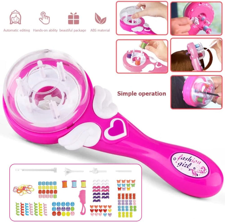 Hair Braider Set, Kids Styling Hair Tool,Girls Electric Automatic Hair Braider Tool, Automatic Hair