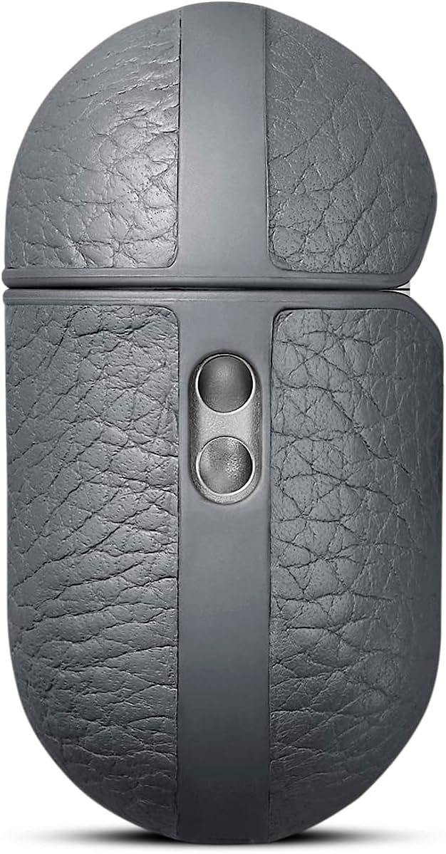 Woolnut Leder Hülle Case für AirPods Pro 2. Gen - Grau, Grau