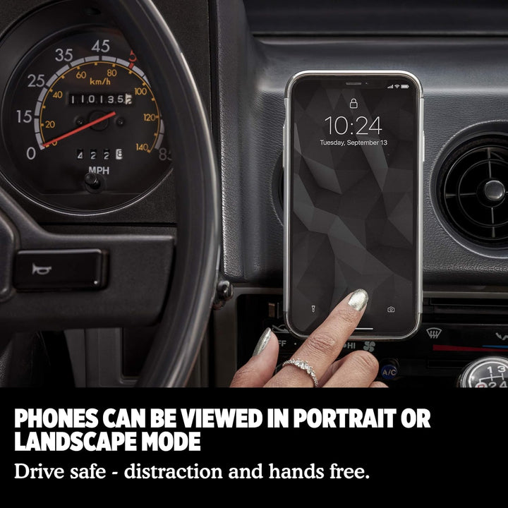 PopSockets: PopMount 2 Nicht Haftender Hände-Frei Auto-Lüftungshalterung für Smartphones und Tablets
