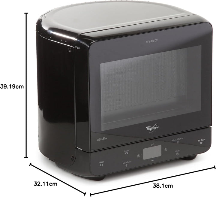 Whirlpool MAX34 BL Mikrowellenherd, freistehend,13 l 700 W