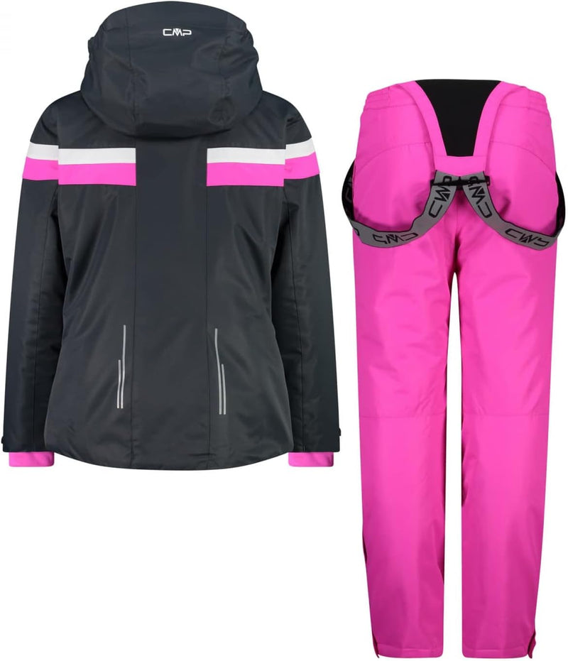 CMP Mädchen Kid G Set Jacket And Pant Pants Set 98 Titanio, 98 Titanio