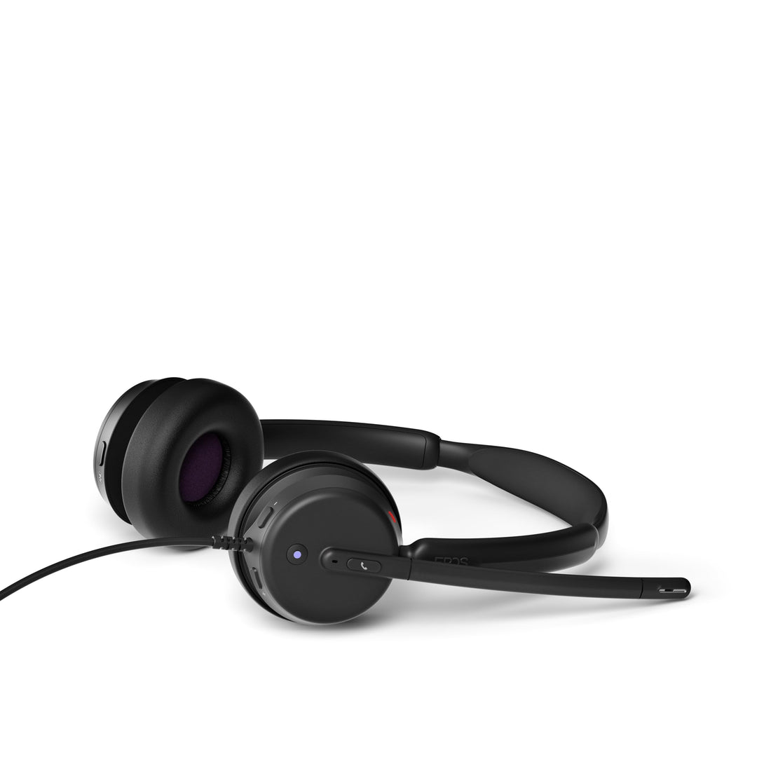 EPOS Impact 400 – On-Ear-Headset mit Kabel, Hybrid-ANC und USB-C/USB-A – Für Microsoft Teams Zertifi