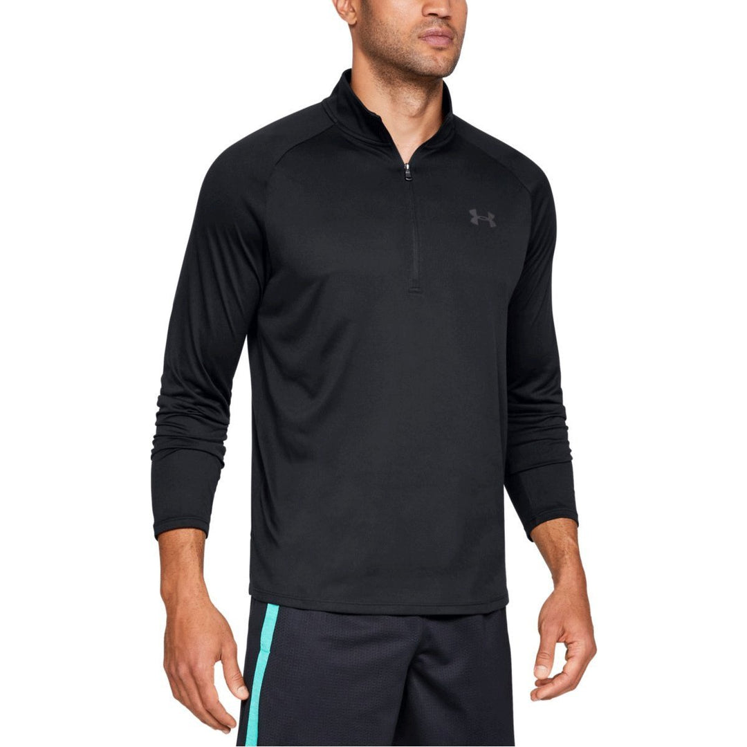 Under Armour Tech 2.0 1/2 Zip Sweatshirt Herren Schwarz/Charcoal 3XL, Schwarz/Charcoal 3XL