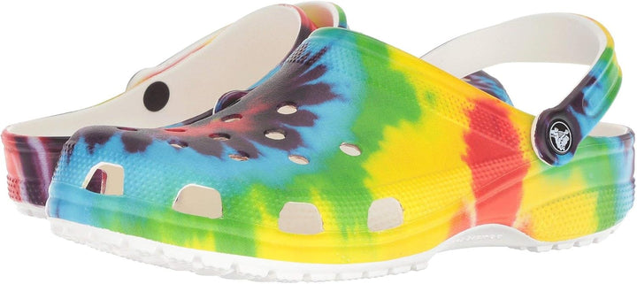 Crocs Unisex-Erwachsene Men's and Women's Classic Tie Dye Comfortable Slip On Casual Water Shoe Clog
