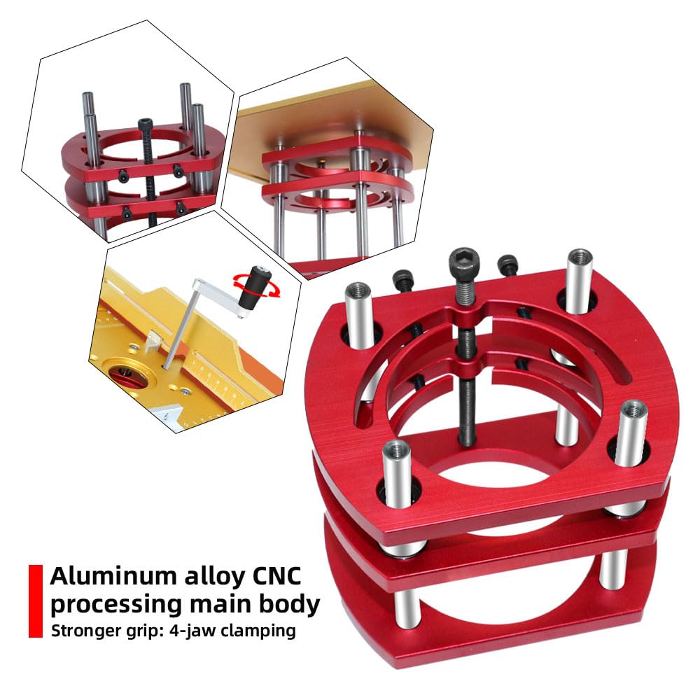 Router Lift Kit Manuelles Heben Router Lift System Kit Router Table Saw Insert Grundplatte für Route
